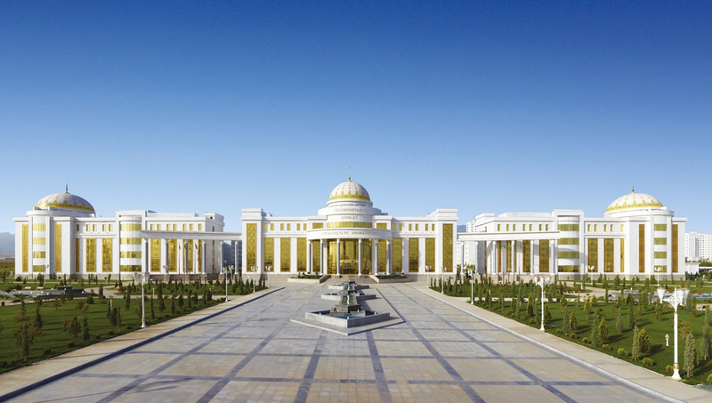 Illustration for article titled Turkmenistan's Astonishing Attempt To Build A City Of The Future